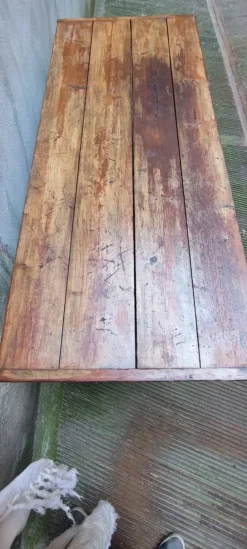 Pamono Workbench in Oak with Iron Base Outlet