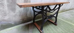 Pamono Workbench in Oak with Iron Base Outlet