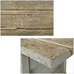 Pamono Workbench in Weathered Solid Wood Sale