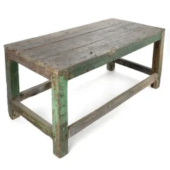 Pamono Workshop Table in Wood Sale