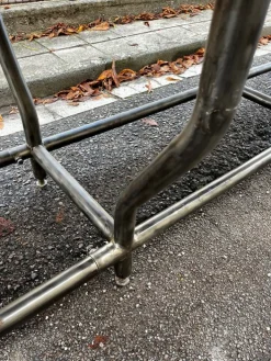 Pamono Worktable in Iron & Spruce Clearance