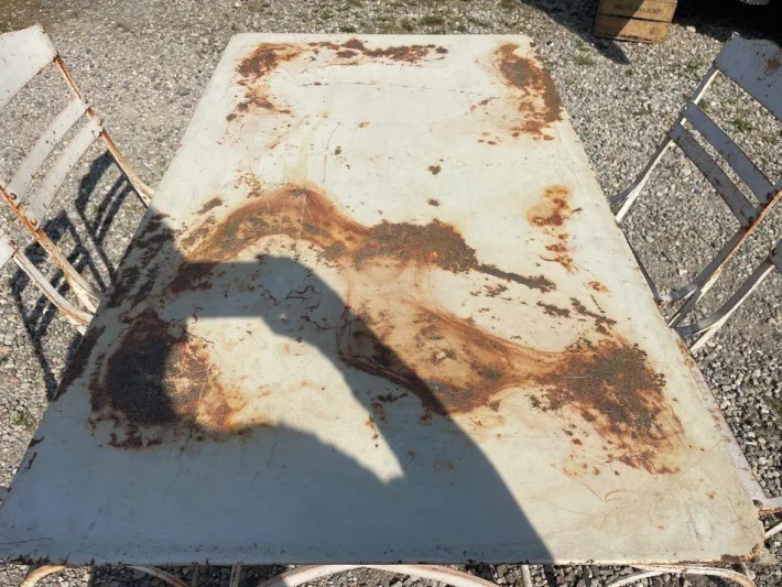 Pamono Wrought Iron Garden Furniture, 1900