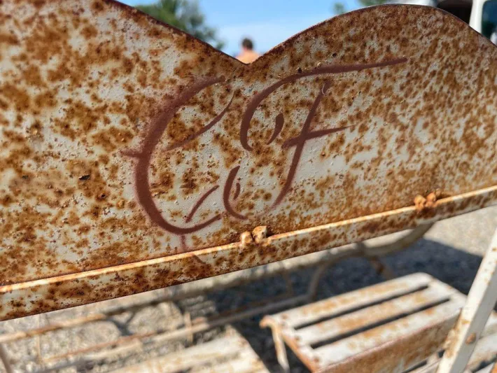 Pamono Wrought Iron Garden Furniture, 1900