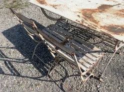 Pamono Wrought Iron Garden Furniture, 1900