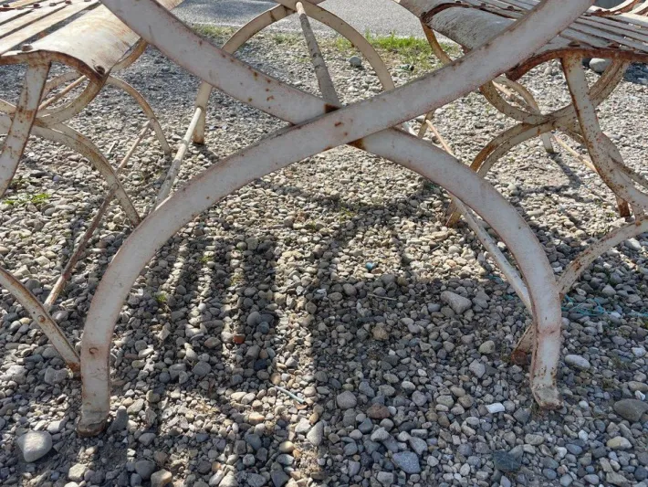 Pamono Wrought Iron Garden Furniture, 1900