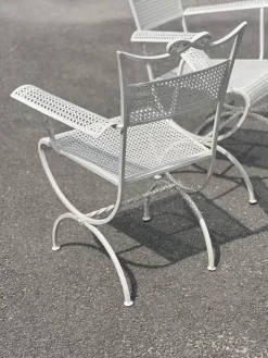 Pamono Wrought Iron Garden Set from Maison Jansen, 1960s, Set of 5 Sale