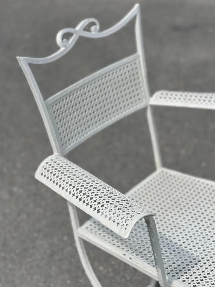 Pamono Wrought Iron Garden Set from Maison Jansen, 1960s, Set of 5 Sale