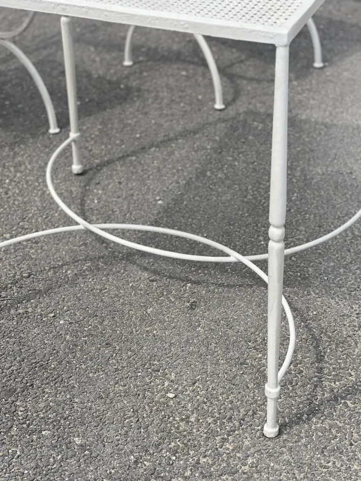 Pamono Wrought Iron Garden Set from Maison Jansen, 1960s, Set of 5 Sale