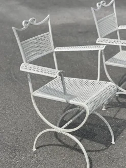 Pamono Wrought Iron Garden Set from Maison Jansen, 1960s, Set of 5 Sale