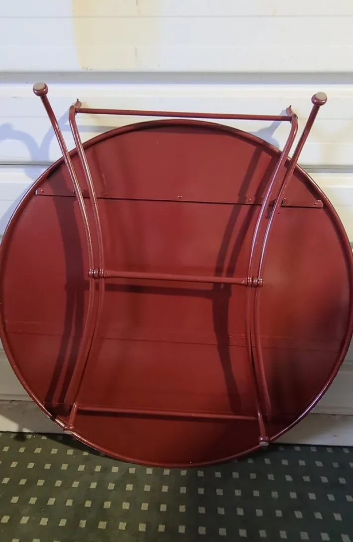 Pamono Wrought Iron Garden Tables, 1900s, Set of 4 Outlet