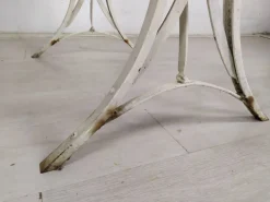 Pamono Wrought Iron Garden Table, 1890s New