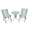 Pamono Wrought Iron Garden Table and Chairs from Arras, 1890s, Set of 3 Sale