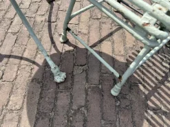 Pamono Wrought Iron Garden Table and Chairs from Arras, 1890s, Set of 3 Sale