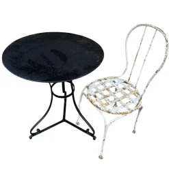 Pamono Wrought Iron Pedestal Table, France Online