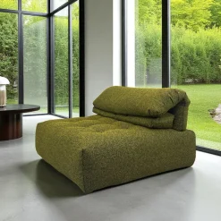 Pamono Yellow and Black Sofa by Roche Bobois New