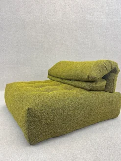 Pamono Yellow and Black Sofa by Roche Bobois New