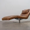 Pamono Zeta Chaise Lounge in Leather from Natuzzi, 2000s Sale
