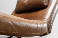 Pamono Zeta Chaise Lounge in Leather from Natuzzi, 2000s Sale