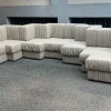 Pamono Zig Zag Modular Sofa in White Bouclé, 2000s New
